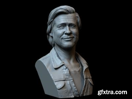 Brad Pitt Bust – 3D Print Model