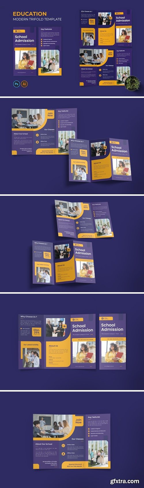 College Education Trifold Brochure MBL9V6K
