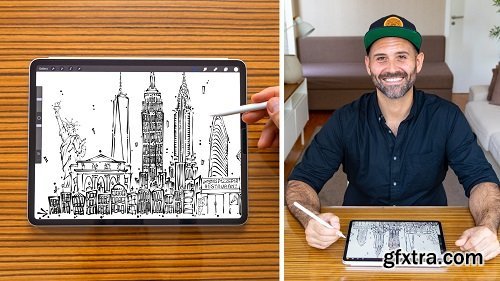 Personal City Skylines in Procreate: Drawing the city you love the way YOU love it!