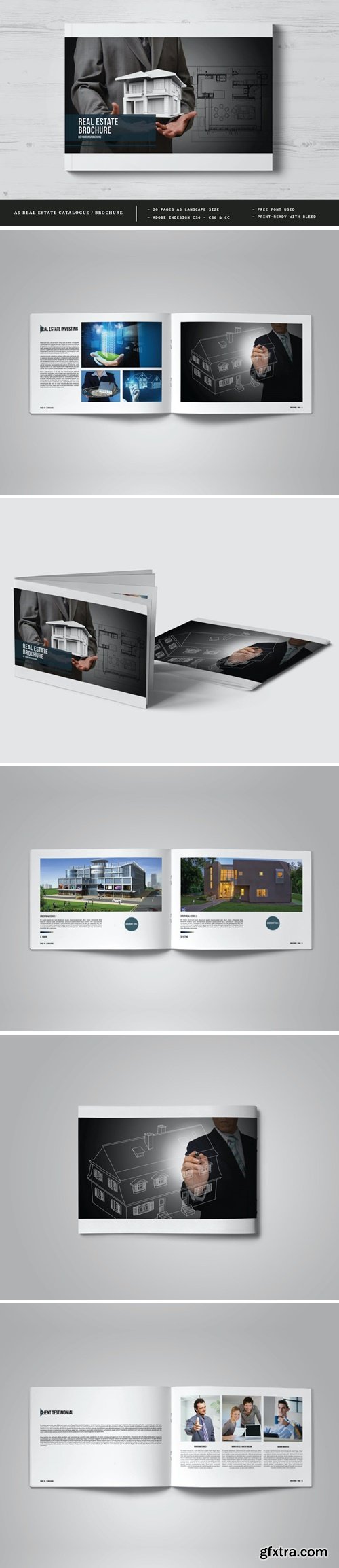 A5 Real Estate Catalogue / Brochure 3X8N2Q3