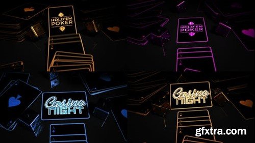 Videohive Playing Cards Casino Logo Reveals 43967885