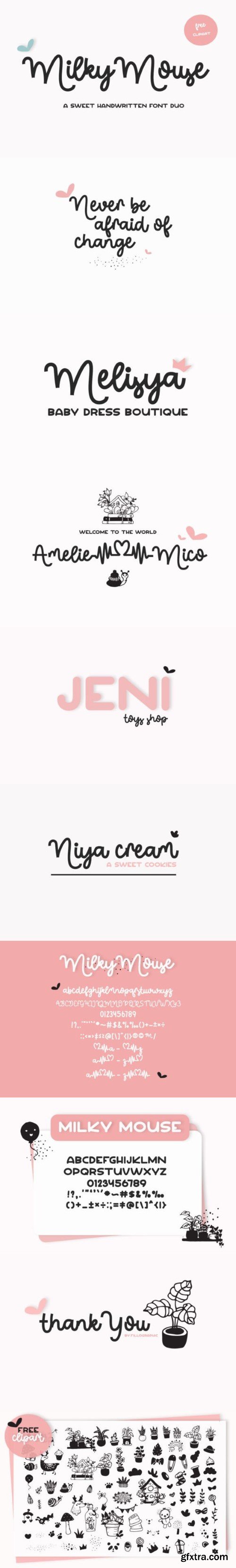 Milky Mouse Font