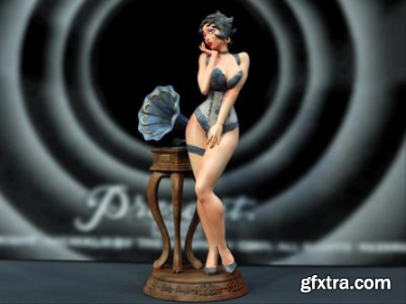 Betty Boop (NEW POSE) – 3D Print Model