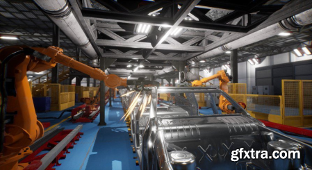 Unreal Engine Marketplace - Car Welding Line (4.20 - 4.27)