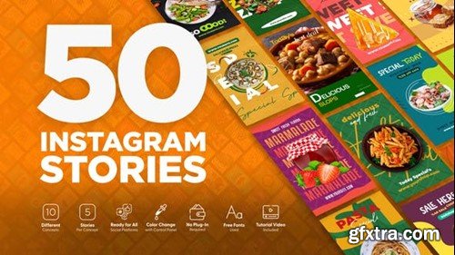 Videohive Food Instagram Stories 44112541
