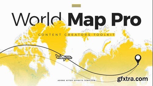 Videohive World Map Pro - Content Creators ToolKit 43152841