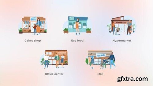 Videohive Payment of goods - Flat concepts 44119455