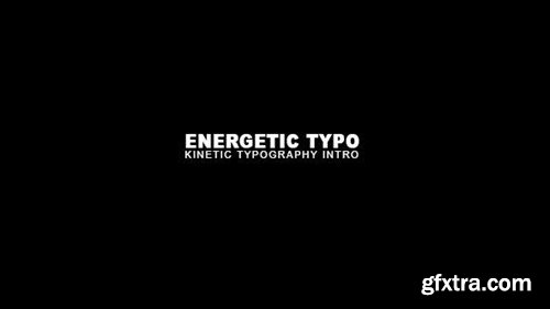Videohive Energetic Typo Kinetic Typography Intro 19925427