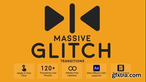 Videohive Massive Glitch Transitions 44193410