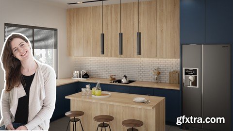 Kitchen Visualization Course. V-Ray for SketchUp