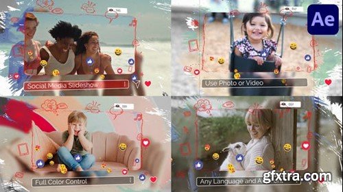 Videohive Social Media Slideshow for After Effects 44026629