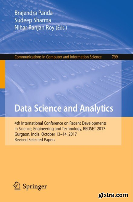 Data Science and Analytics 4th International Conference on Recent Developments in Science