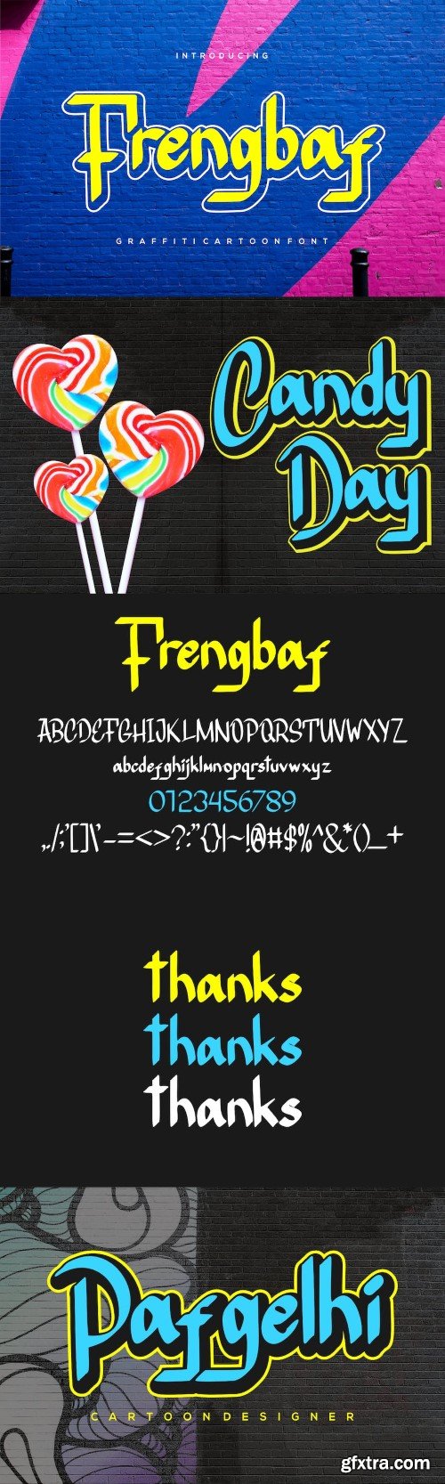 Frengbaf - Graffiti Font
