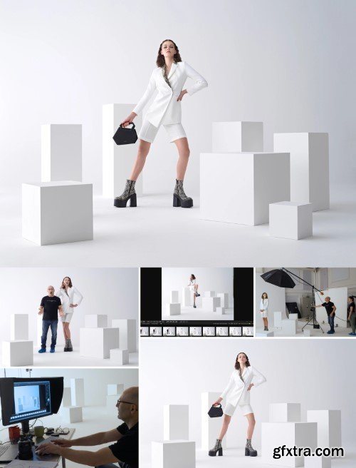 Karl Taylor - White Blocks Fashion Shoot