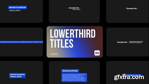 Videohive Lowerthird Titles 03 for After Effects 44233890