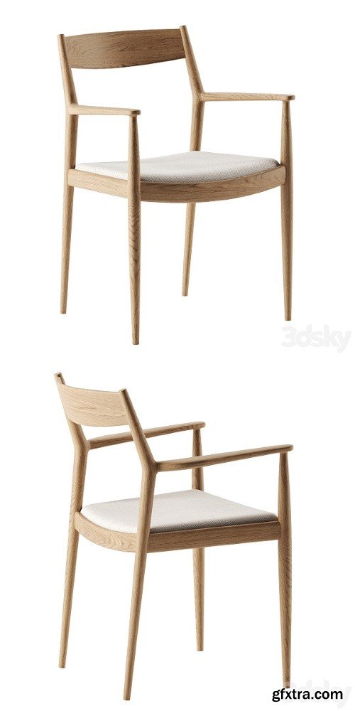 Pro 3DSky - DC 01 Chair by Karimoku Case Study