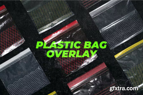 Pack Of 7 Food Plastic Bag Overlays