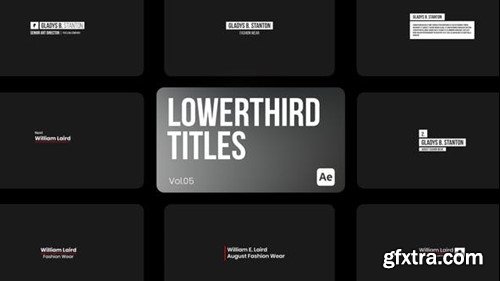 Videohive Lowerthird Titles 05 for After Effects 44283949
