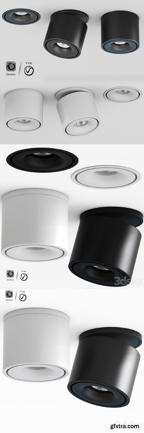 Pro 3DSky - Nimis Thin Ceiling Spot Light