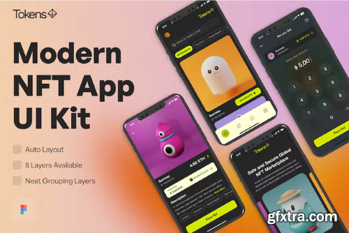 Modern NFT App UI Kit