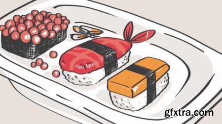 Japanese Food Drawing For Beginner