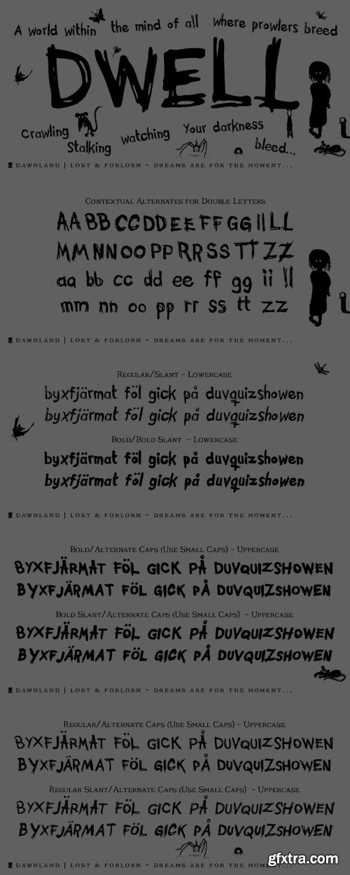 Lost & Forlorn Font Family