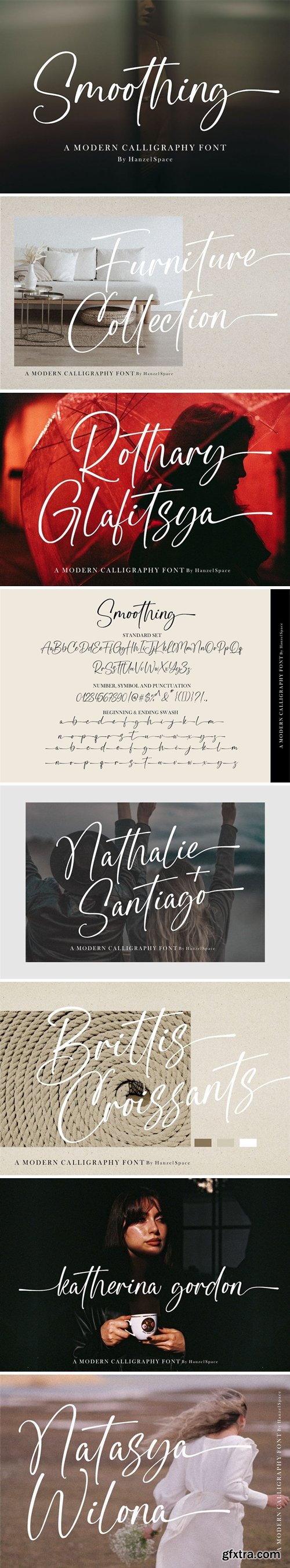Smoothing - Modern Calligraphy Font