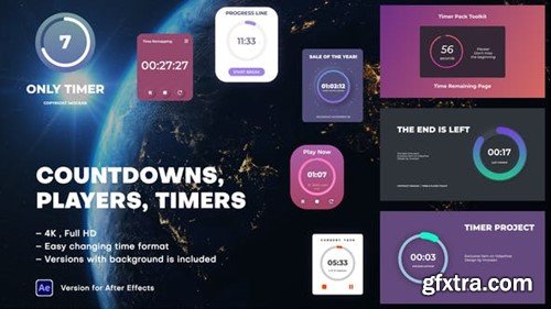 Videohive Countdowns, Players, Timers 44367243