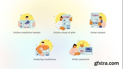 Videohive Online Ordering of Medicines - Big Hands Flat Concepts 44462275