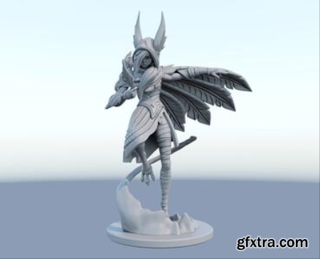 Xayah League of Legends – 3D Print Model