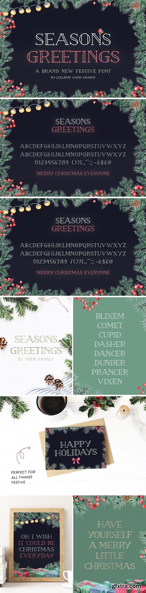 Seasons Greetings Font