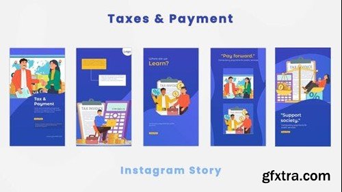 Videohive Taxes and Payment Instagram Story 44422380