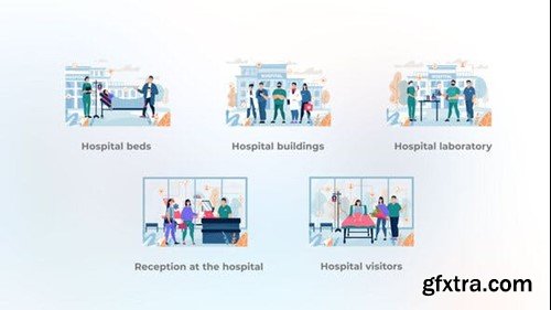 Videohive Hospital buildings - Medical Concepts 44609328