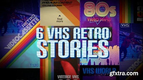 Videohive VHS Retro Stories 44528086