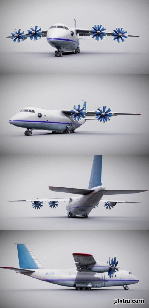 Antonov An-70 3D Model