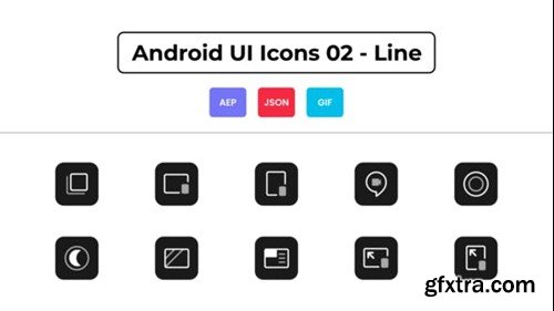 Videohive Android UI Icons 02 - Line 44629700