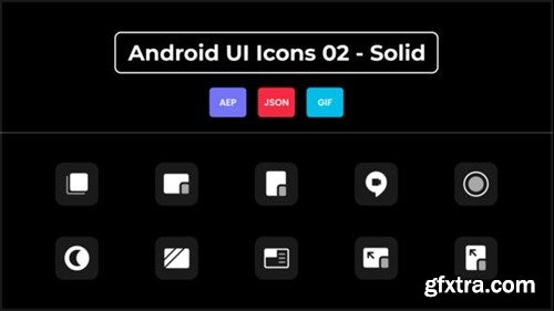 Videohive Android UI Icons 02 - Solid 44629967