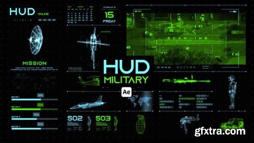 Videohive HUD Military for After Effects 44657304