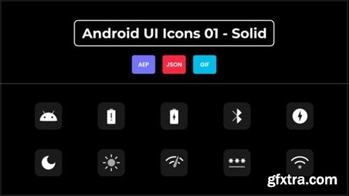 Videohive Android UI Icons 01 - Solid 44608568