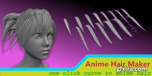 Blender Plugin - Anime Hair Maker