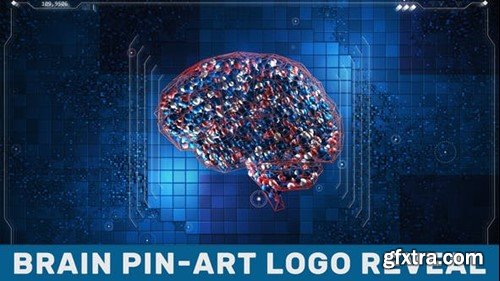 Videohive Brain Pin-Art Logo Reveal 44639127