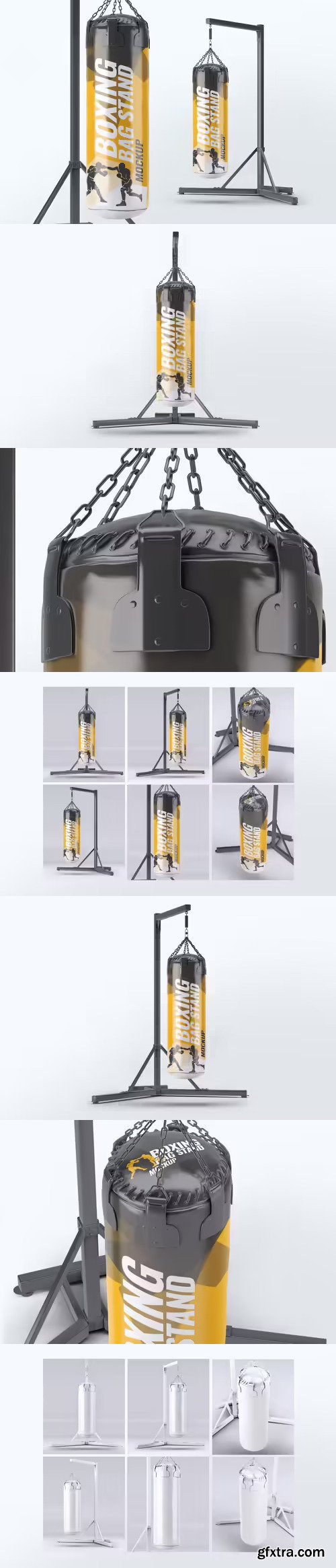 Boxing Bag Stand Mock-Up