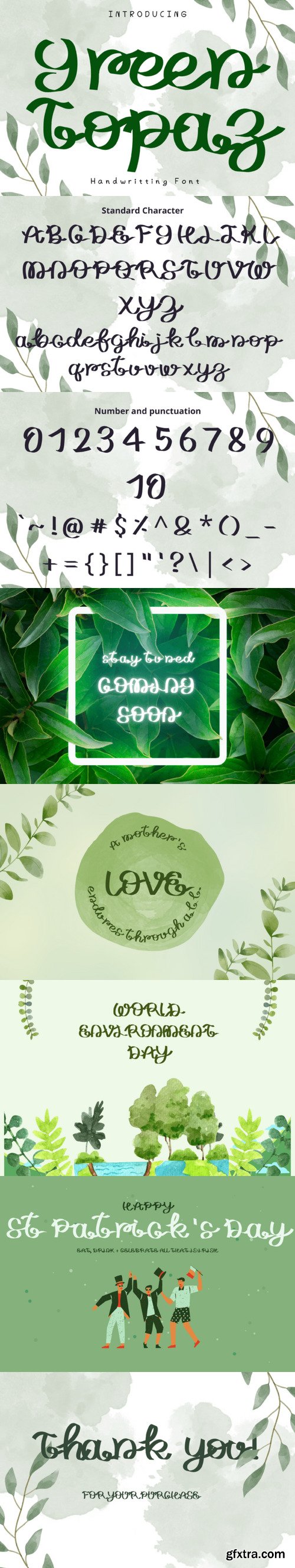 Green Topaz Font