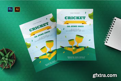 Cricket Cup - Poster Template