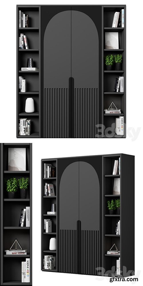 Cabinet with shelves 17