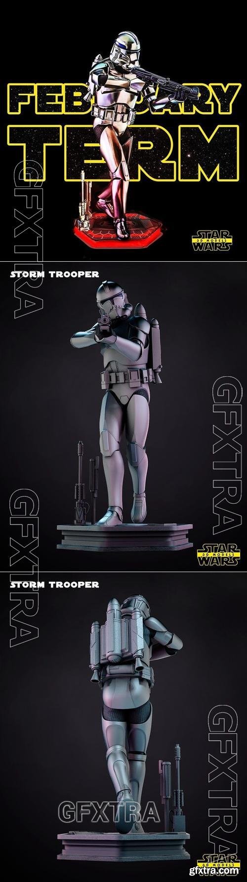Star Wars - Clone Trooper Sculpture – 3D Print Model