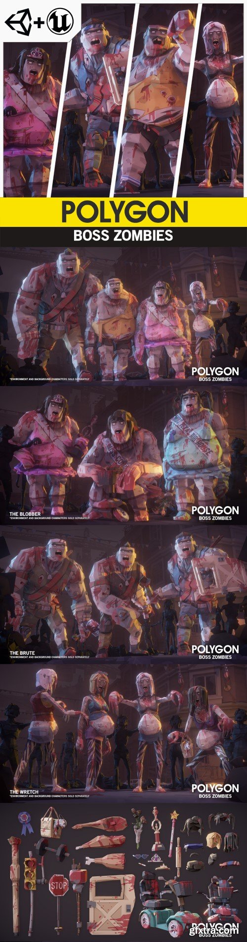 Unreal Engine - POLYGON - Boss Zombies