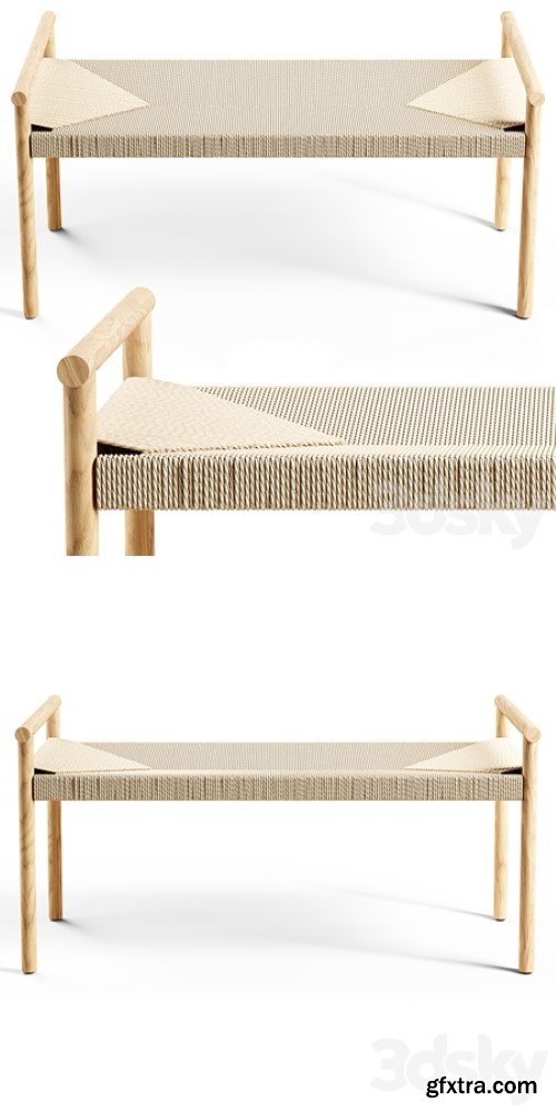Zara Home – The braided bench – Large