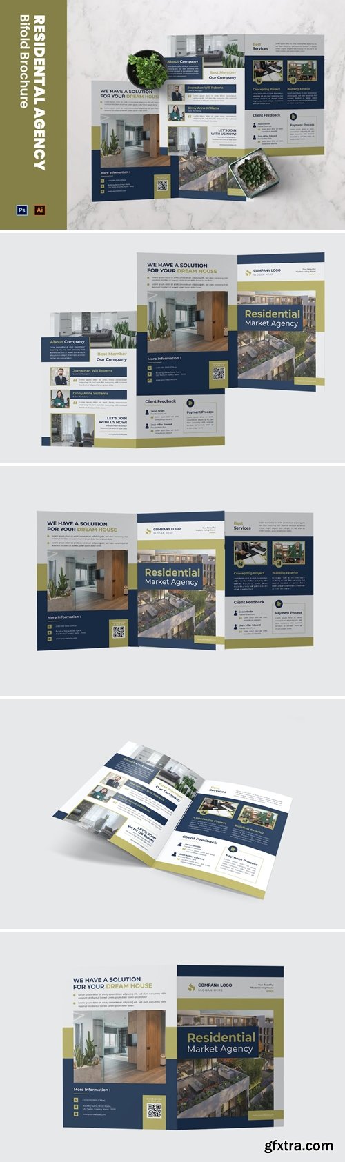 Residental Agency Bifold Brochure 9BHTPB2