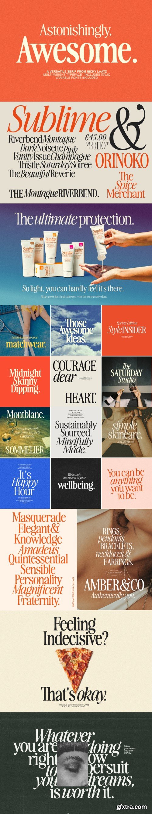 Awesome Serif Font Family